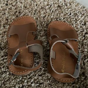 Freshly picked new tan sandals 6-12 months